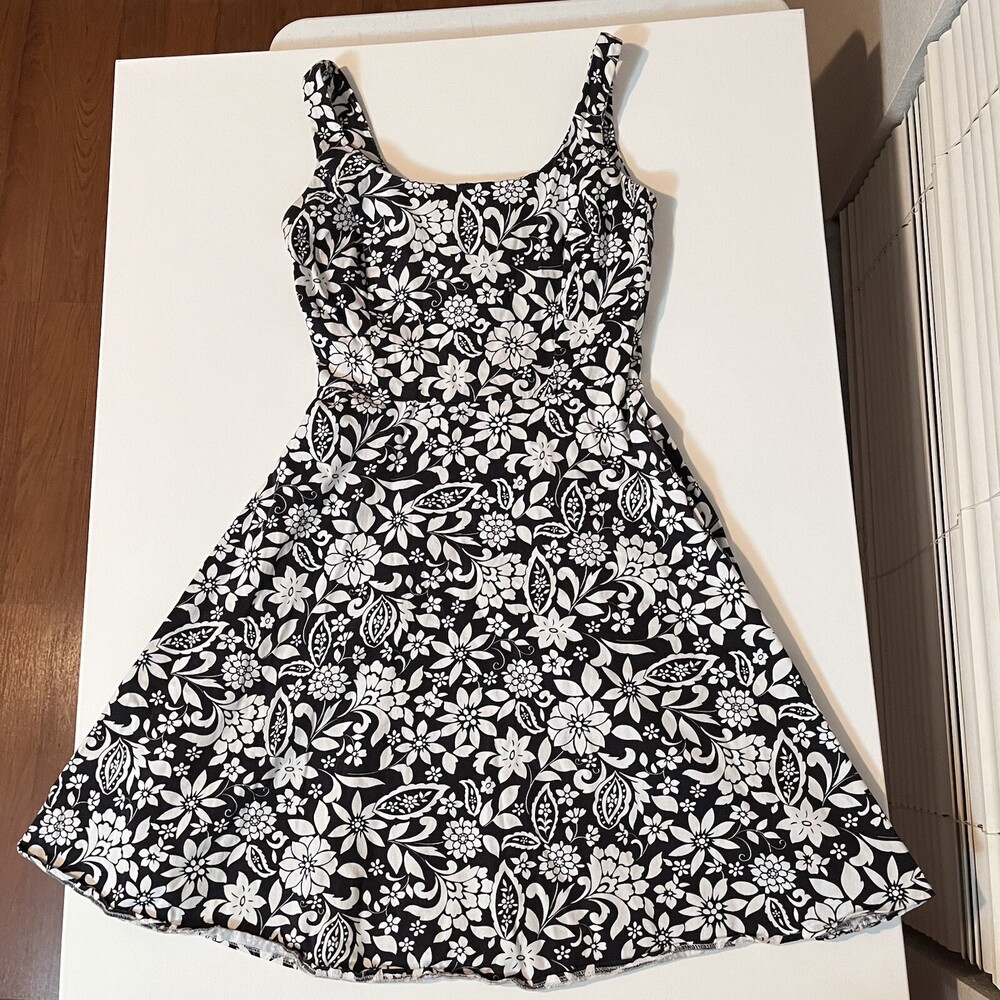 Vintage Summer Sundress Y2K Breakin Loose Womens Floral Beach Size 8 Dress